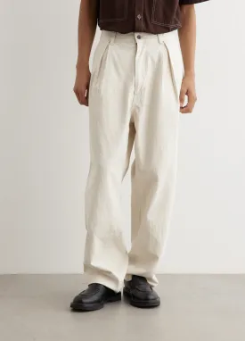 10oz Denim Box Pleat Pants