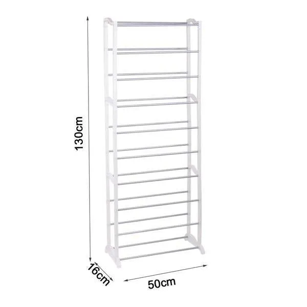 210 Stackable Shoe Rack Storage Shelves (10 Tier)