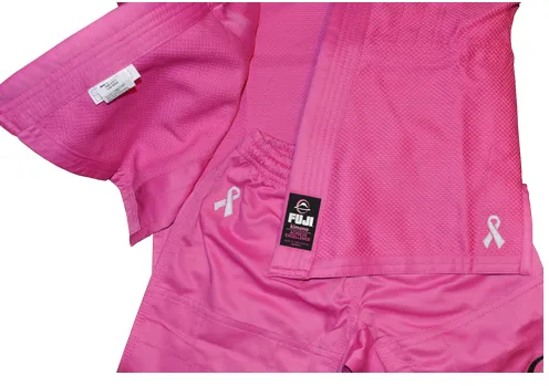 All Around Kids BJJ Gi Pink by Fuji with Belt