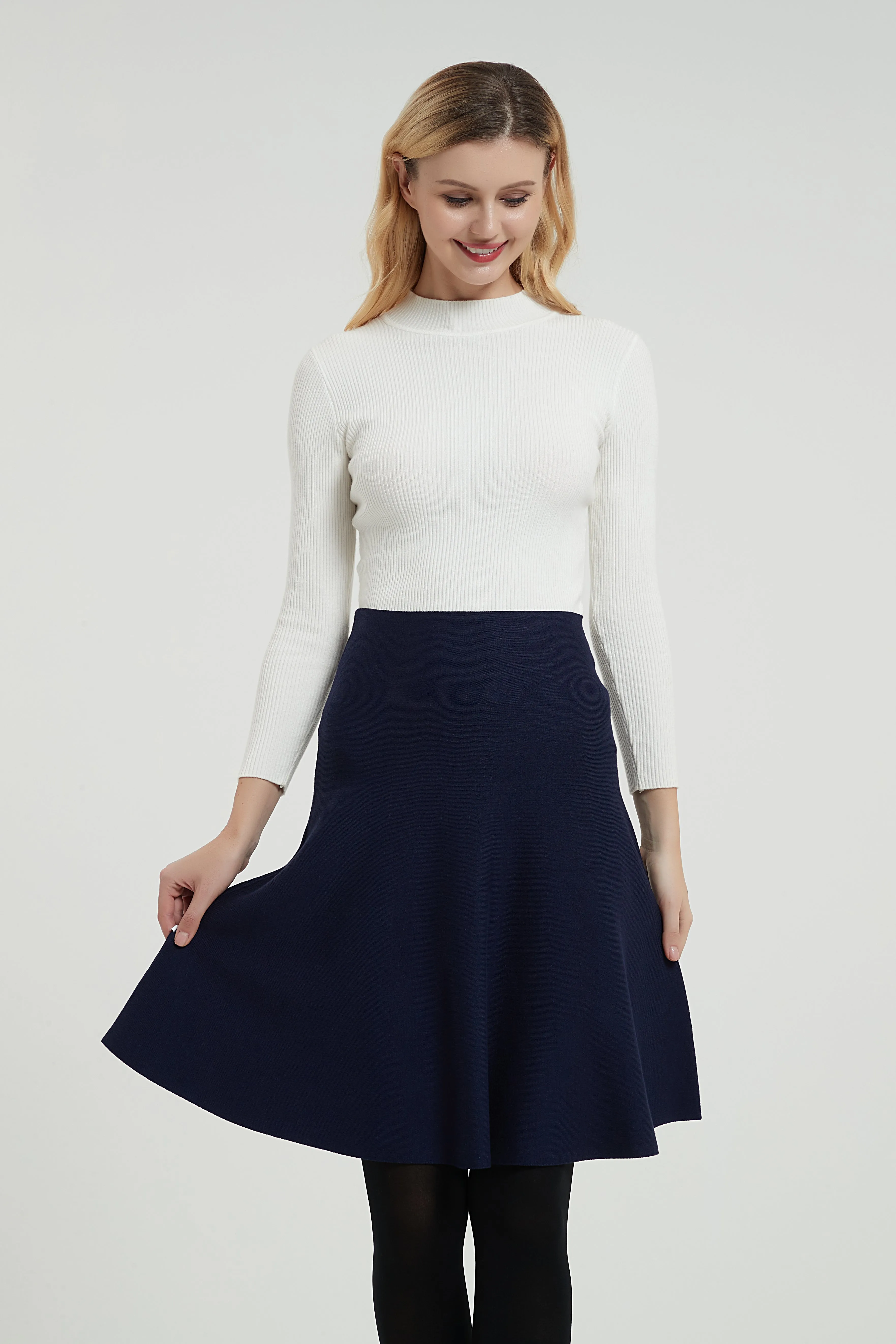 AMAZING  MM SKIRT - YEAR ROUND NAVY