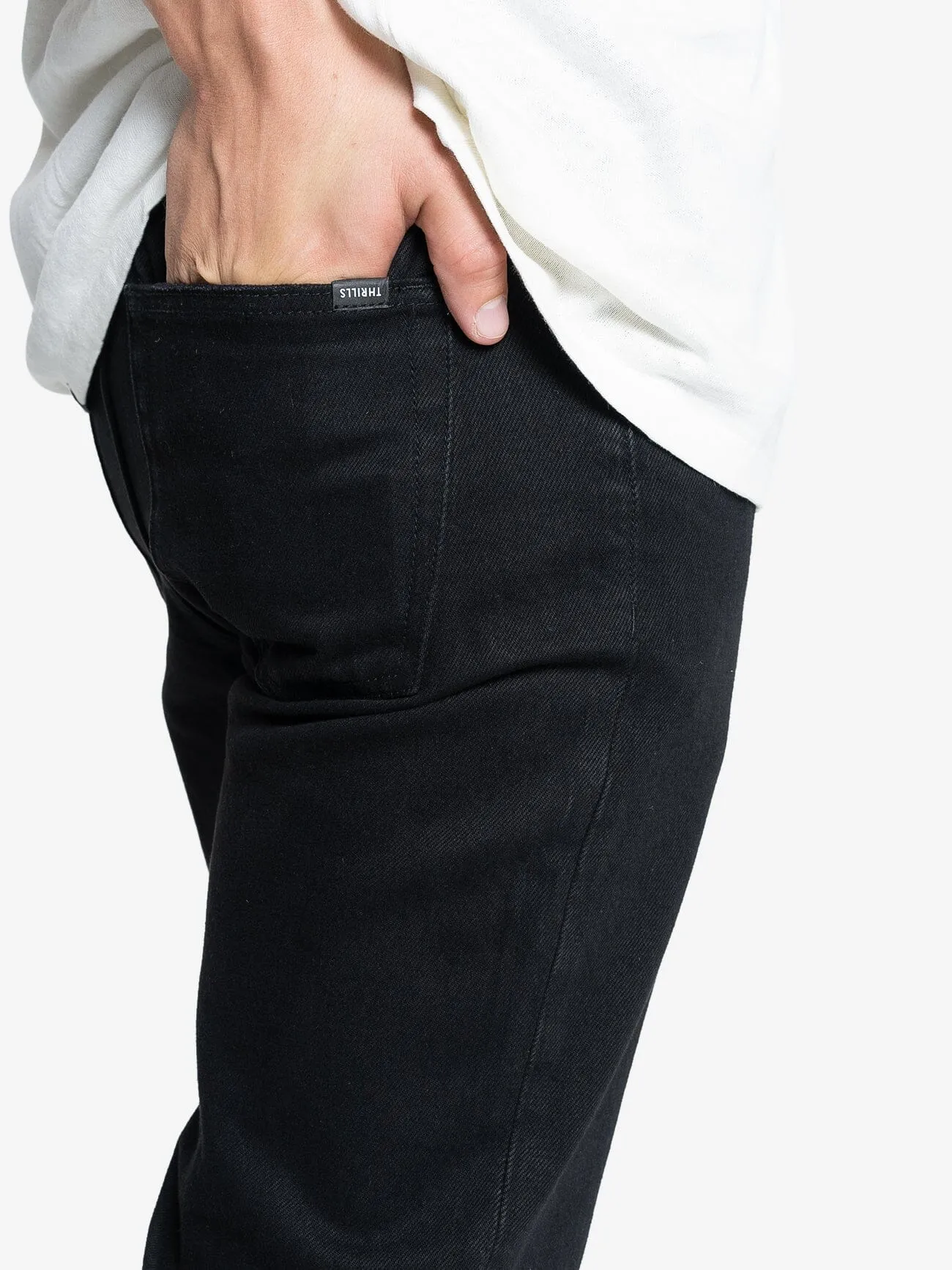 Chopped Denim Jean - Black Rinse