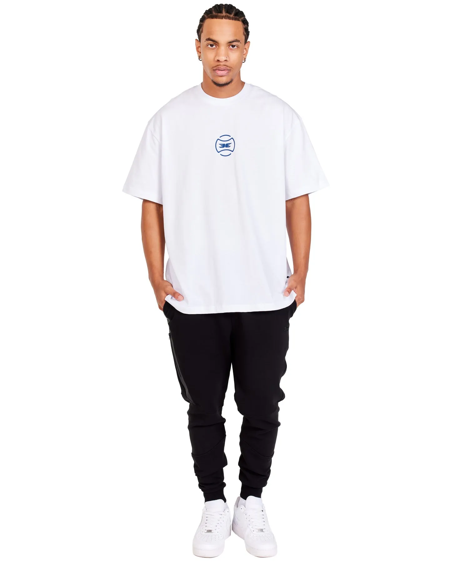 EE Tennis Oversized Tee - White