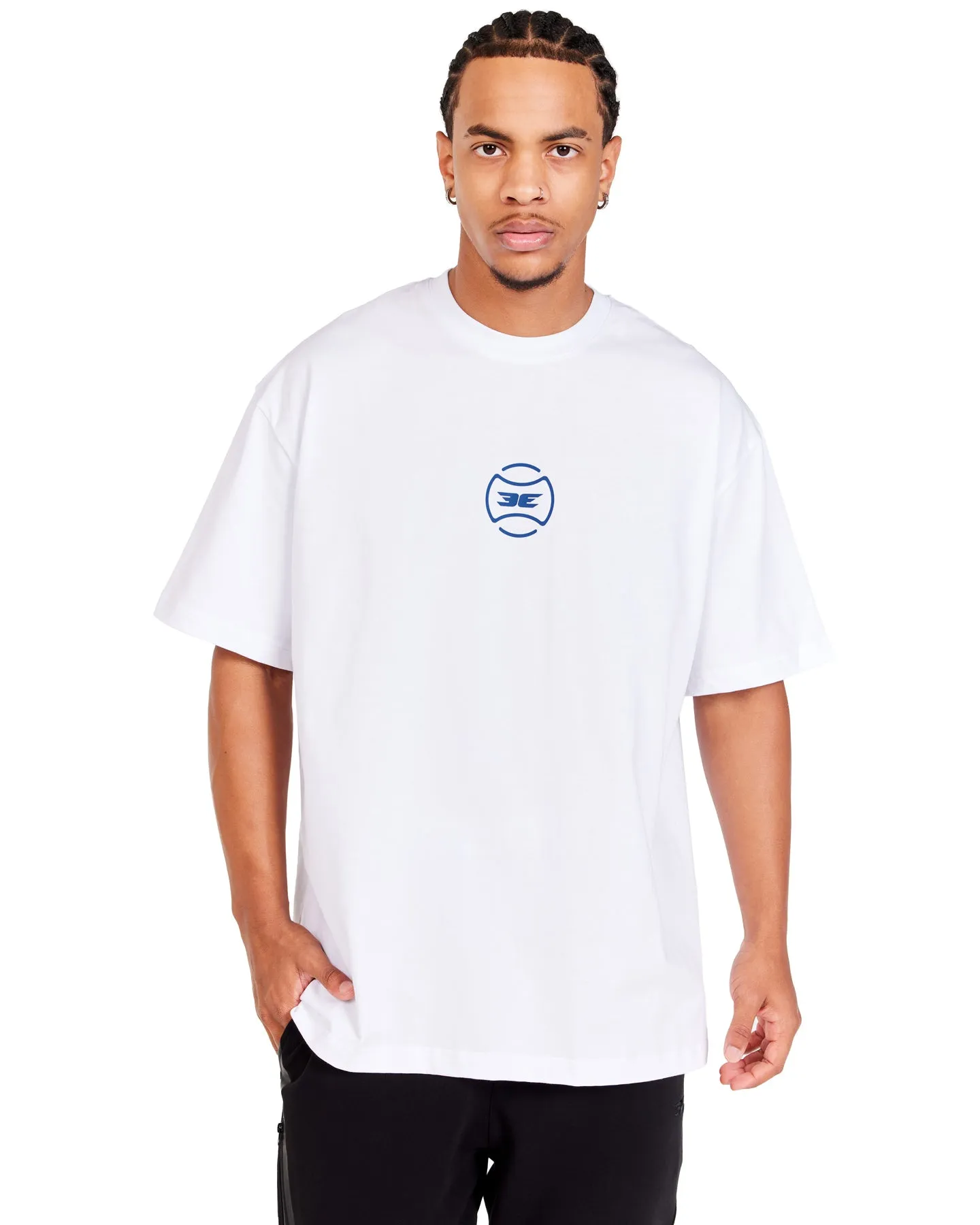 EE Tennis Oversized Tee - White