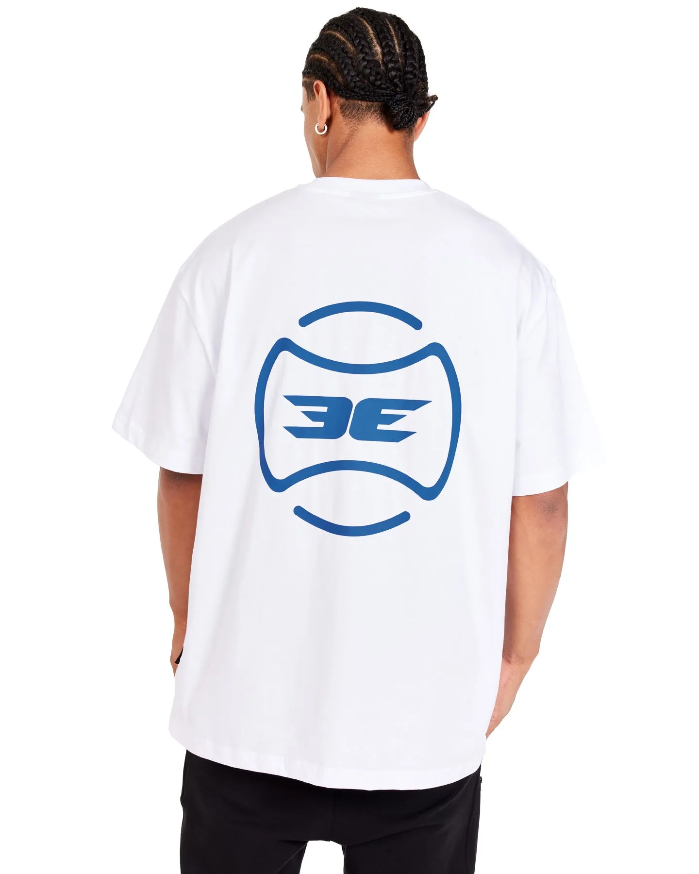 EE Tennis Oversized Tee - White