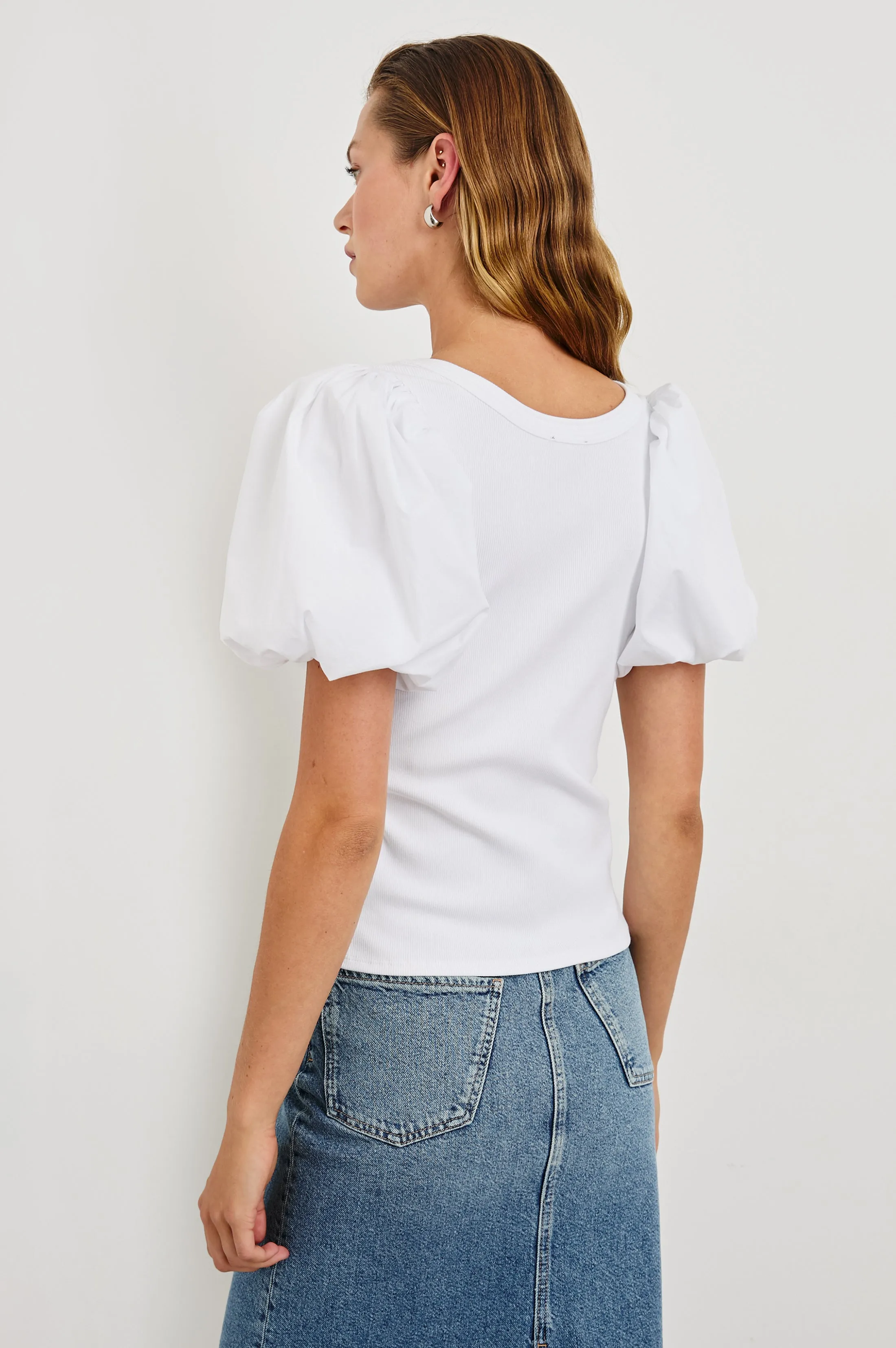 HALLIE TOP - WHITE