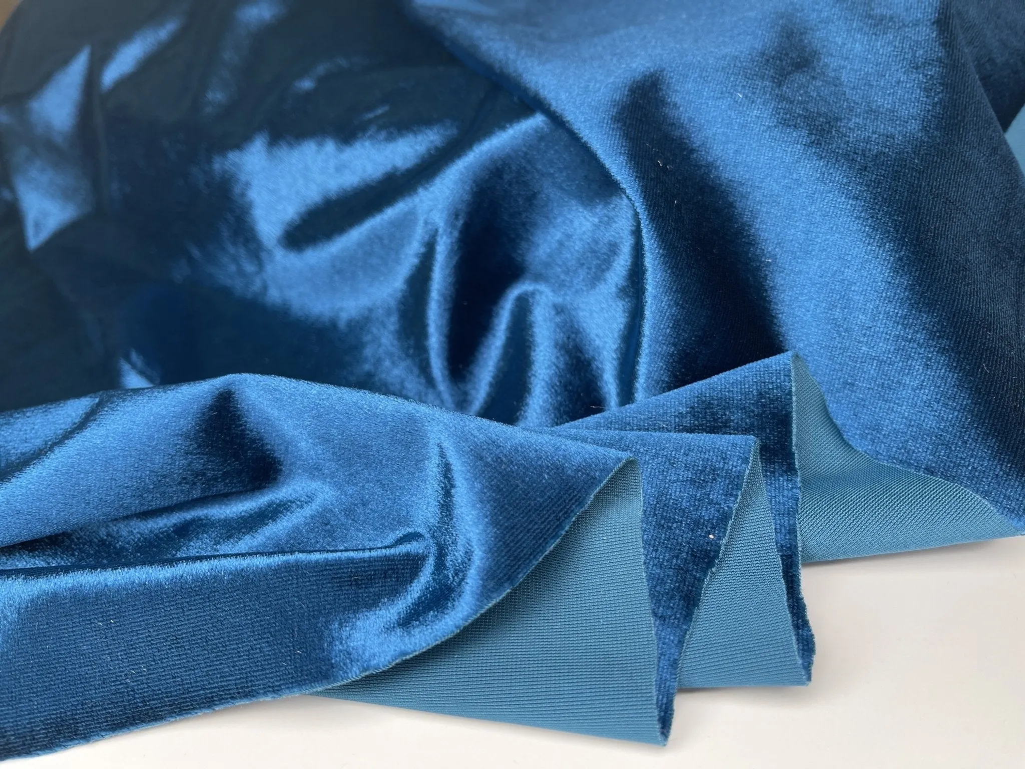 High Steam Stretch Velvet Fabric