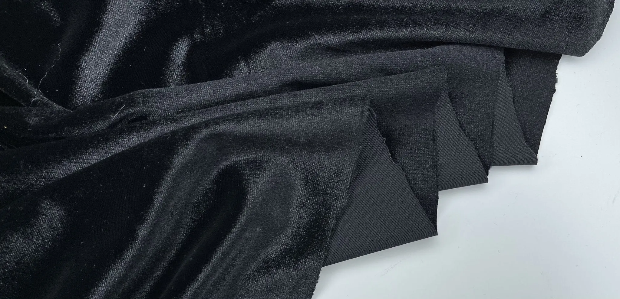 High Steam Stretch Velvet Fabric