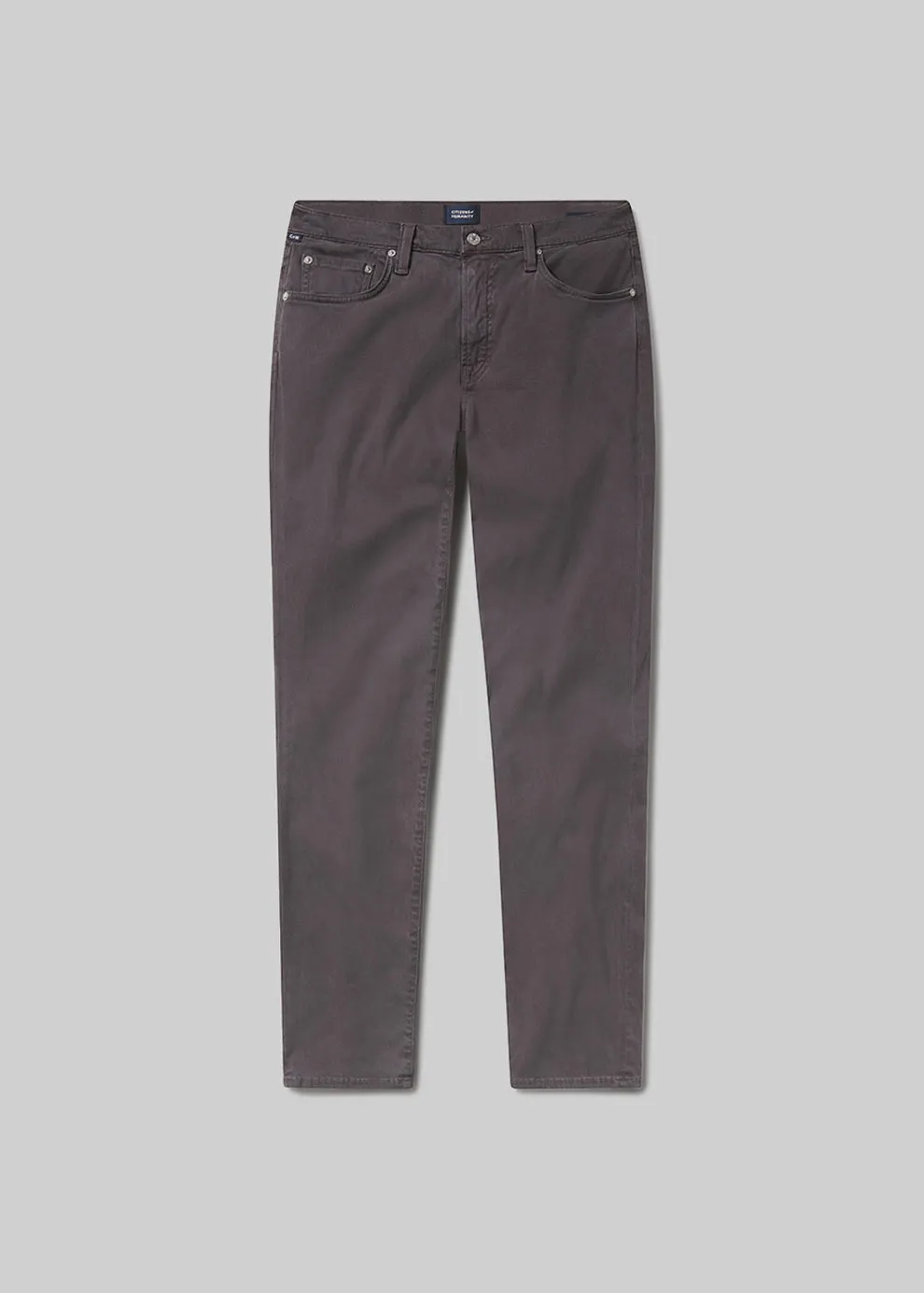 London Tapered Slim Stretch Sateen - Gravel