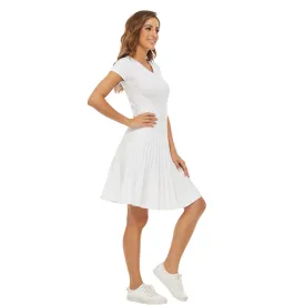 MM YEAR ROUND PLEATED - WHITE.