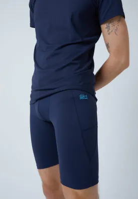 Short Tights / Cycling Shorts, navy blue