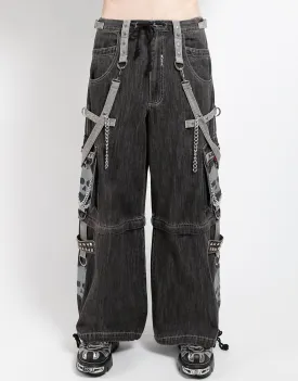 SUPER SKULL DENIM PANT GREY SKULL